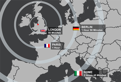 Aircraft Charter Map